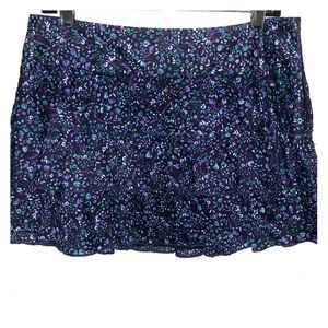 Navy & floral Express skirt